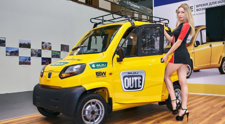 Квадроцикл BAJAJ (Баджадж) Qute (машинокомплект) - купить с доставкой, цены в интернет-магазине Мототека