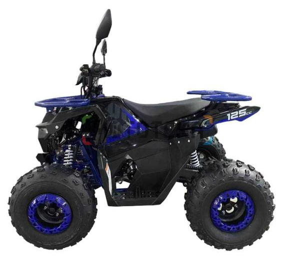 Квадроцикл детский Мотомир ATV Hammer 125 (серия 3) чёрный/красный (машинокомплект) | Мототека Квадроцикл детский Мотомир ATV Hammer 125 (серия 3) чёрный/красный (машинокомплект) | Мототека